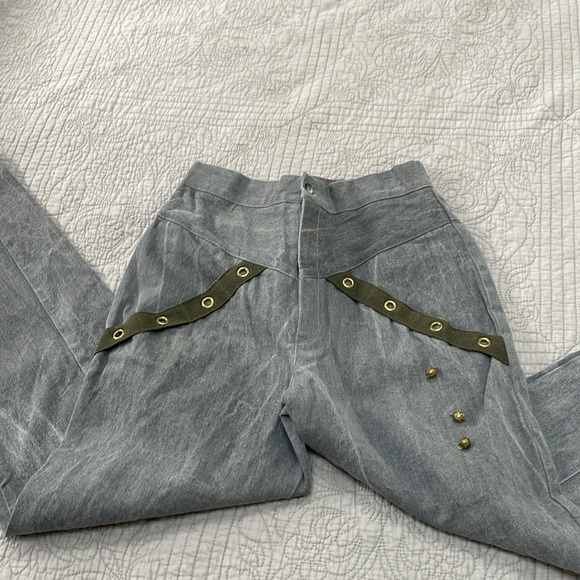 Vera Cristina New York Vintage Gray Denim Jeans Size 6 - Picture 5 of 12